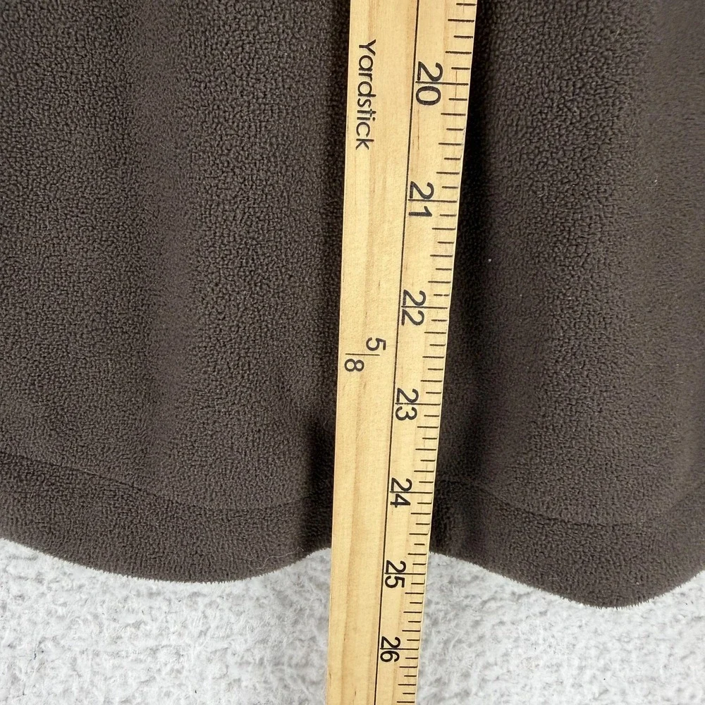 The North Face Jacket Mens Small Brown Windwall Fleece Full Zip Outdoor Hiking